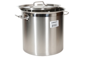 Stainless Steel High Stock Pot - 27 QT.