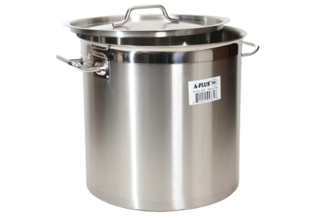 Stainless Steel High Stock Pot - 27 QT.