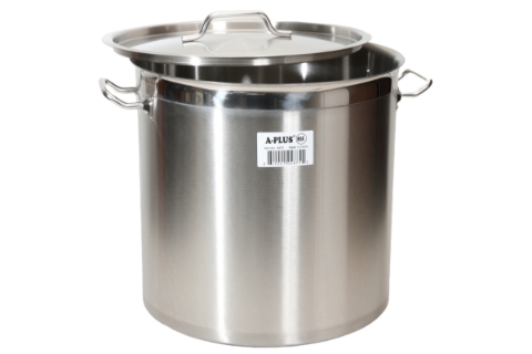 Stainless Steel High Stock Pot - 76 QT.