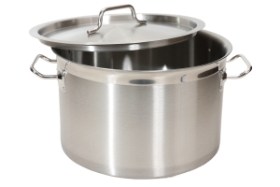 Stainless Steel Short Stock Pot - 15 QT