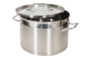 Stainless Steel Short Stock Pot - 18 QT.