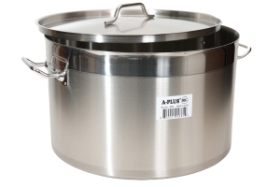 Stainless Steel Short Stock Pot - 48 QT.