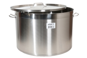 Stainless Steel Short Stock Pot - 120 QT.