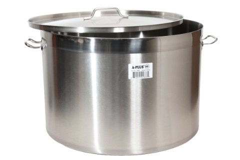 Stainless Steel Short Stock Pot - 120 QT.