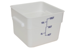 Pp Square Food Storage - 12 QT.
