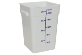 Pp Square Food Storage - 22 QT.