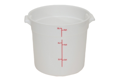 Pp Round Food Storage - 6 QT.