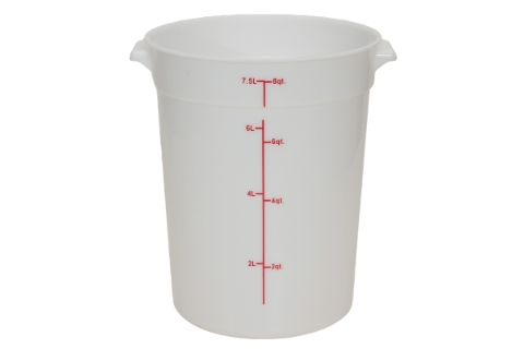 Pp Round Food Storage - 8 QT.