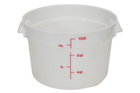 Pp Round Food Storage - 12 QT