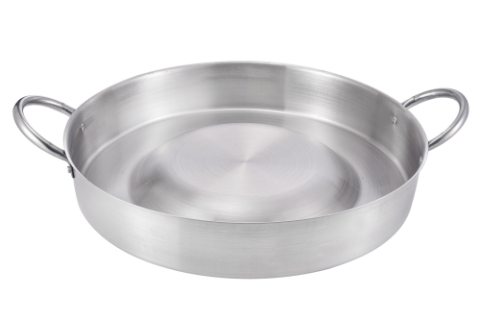 Stainless Stee Convexl Comal - 23 x 4 inches