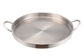 Stainless Steel Comal - 54 x 5.4 cm