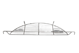 Stainless Steel Rack - 57.5 x 21 x 3 cm