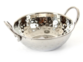 Stainless Steel Balti Dish - Hammered  - 8.5 Oz. (250 ml)