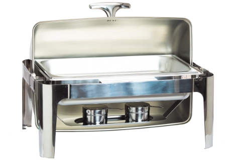 Full Size Chafing Dish 8 Qrt. Top Chrome Trim (chafer) - 9L