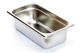 1/3 Size 4 Inch Deep Anti-jam 24 Gauge Steam Table Pan