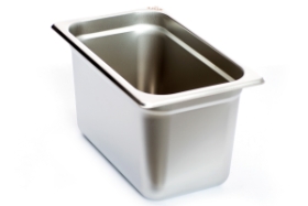 1/4 Size 6 Inch Deep Anti-jam 24 Gauge Steam Table Pan