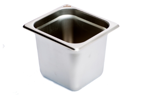 1/6 Size 6 Inch Deep Anti-jam 24 Gauge Steam Table Pan