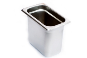 1/9 Size 6 Inch Deep Anti-jam 24 Gauge Steam Table Pan