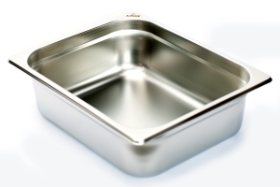 1/2 Size 4 Inch Deep Anti-jam 25 Gauge Steam Table Pan