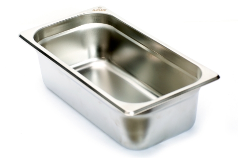 1/3 Size 4 Inch Deep Anti-jam 25 Gauge Steam Table Pan