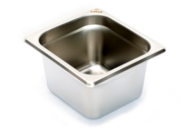 1/6 Size 4 Inch Deep Anti-jam 25 Gauge Steam Table Pan