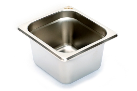 1/6 Size 4 Inch Deep Anti-jam 25 Gauge Steam Table Pan