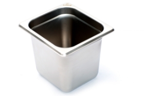 1/6 Size 6 Inch Deep Anti-jam 25 Gauge Steam Table Pan
