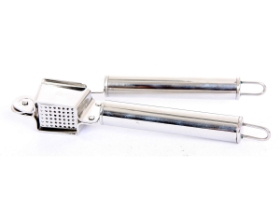Stainless Steel Garlic Press - 8 inches