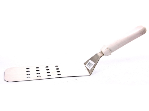 Stainless Steel Flexible Turner - Perforated - 14 inches