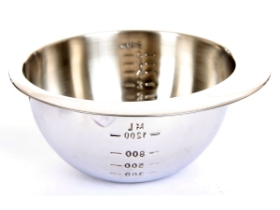 Stainless Steel Measuring Bowl - 6 Cups 48 Oz.