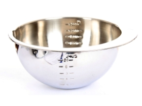 Stainless Steel Measuring Bowl - 10 Cups 80 Oz.