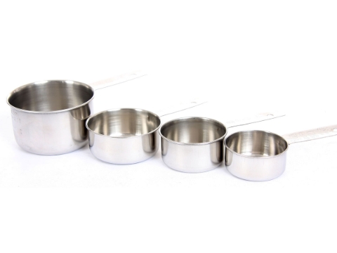 Professional 4-piece Stainless Steel Measuring Cup Set - 4 Pcs Set