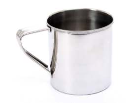 Stainless Steel Mug  - 9 cm 14-16 Oz.