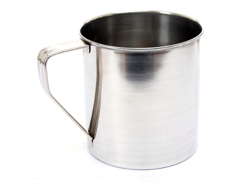 Stainless Steel Mug - 12 cm