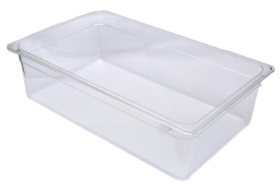 Polycarbonate Full Size Food Pan - 6 inches deep