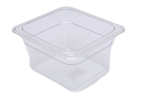 Polycarbonate 1/6 Food Pan - 4 inches deep