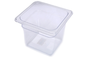 Polycarbonate 1/6 Size Food Pan - 6 inches deep