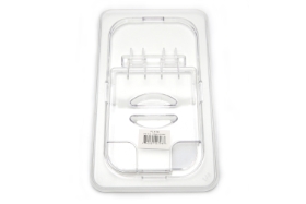 Polycarbonate 1/4 Size Food Pan Open Cover