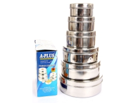 Stainless Steel Storage Bowl With Ss Lid  - 6 Pcs Set