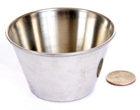 Stainless Steel Sauce Cup - 12 Pcs Pack - 8.5 cm
