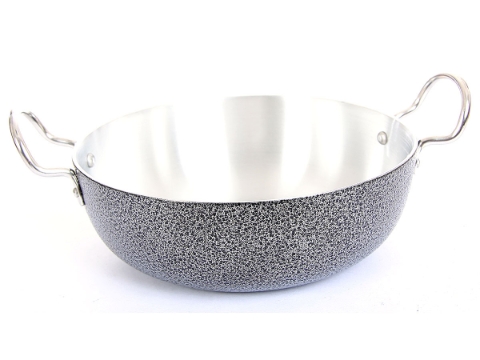 Aluminum Wok Pan - 11.75 inches