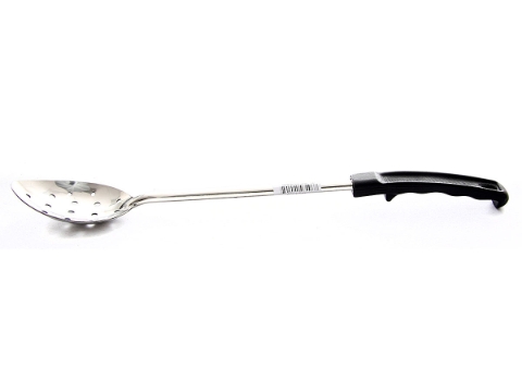 Basting Spoon With Plastic Handle - Perforated - 15 inches
