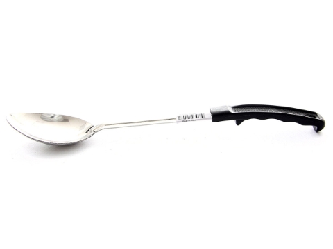 Basting Spoon With Plastic Handle - Solid - 13 inches