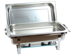 8 Quart Full Size Stainless Steel Chafer Chafing Dish - 24 x 15 x 10 inches