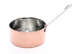 Sauce Pan Dish - 4.75 inches Depth: 2.25 inches