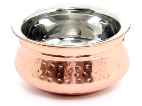 Copper Plated Morrocan Dish - 13 cm