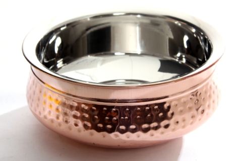 Copper Plated Morrocan Bowl - 20 cm