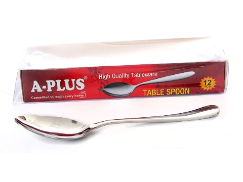 Stainless Steel Table Spoon - Vinezia - 12 Pcs Pack