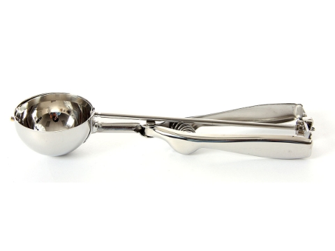 Stainless Steel Disher - Squeeze Handle - 2 Oz.