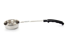 Food Portioner Perforated Black Handle - 6 Oz.